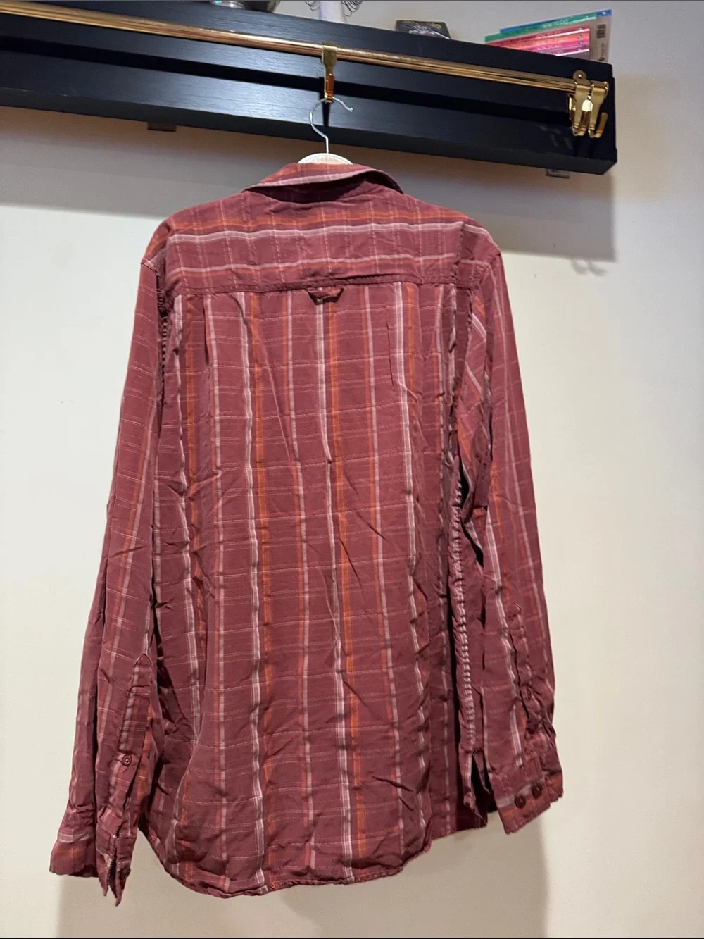 The North Face Brown Plaid Button Shirt